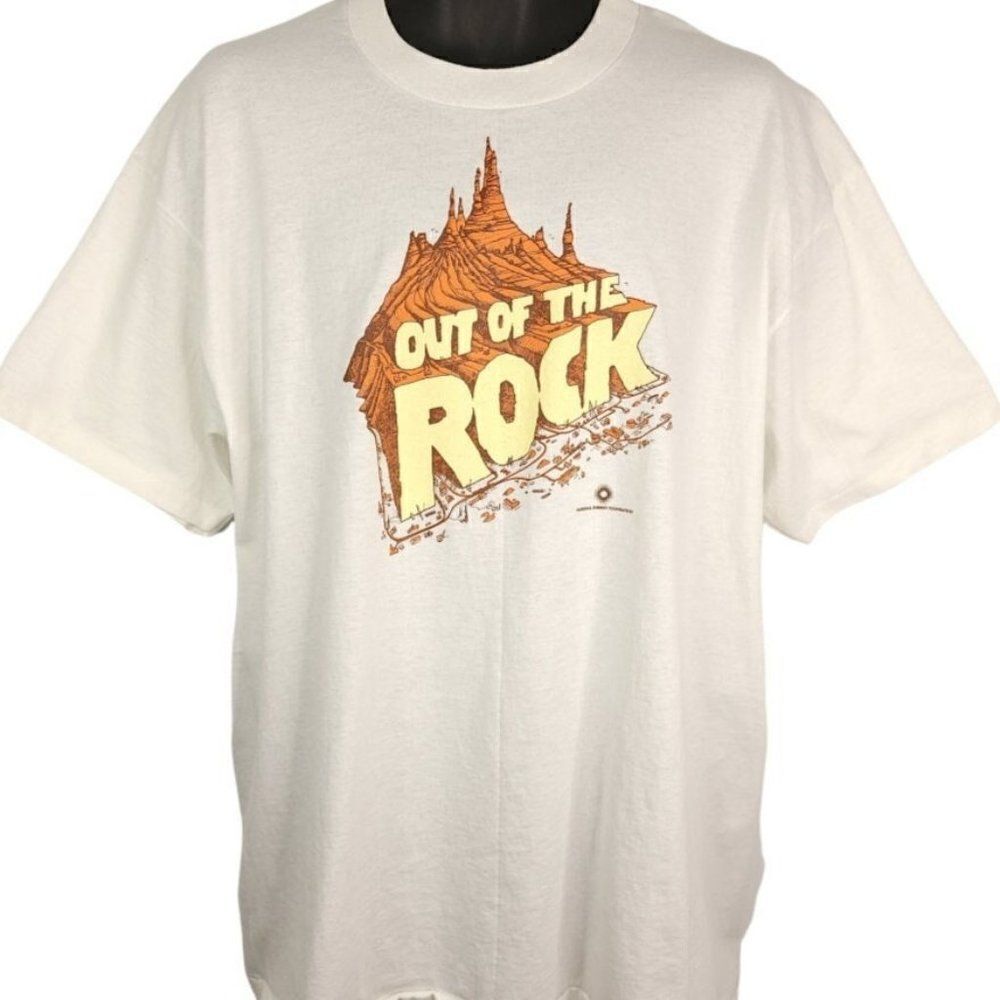 Out Of The Rock T Shirt Vintage 90s National Energy Foundation Mining OOTR XL